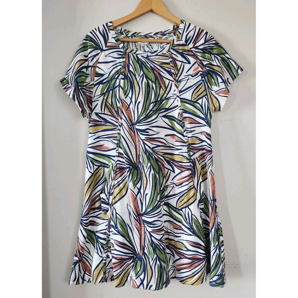 Nanette Lepore Play Womens M Short Dress Tropical Coastal Palm Beach Pockets